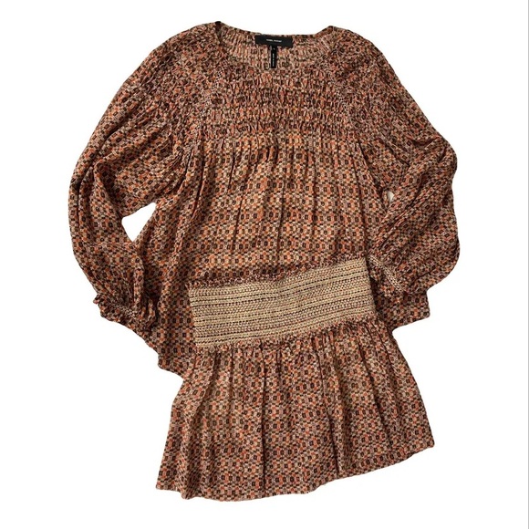 Isabel Marant Multicolor red tones Silk 2 pieces skirt 38, blouse 36 - Picture 1 of 10